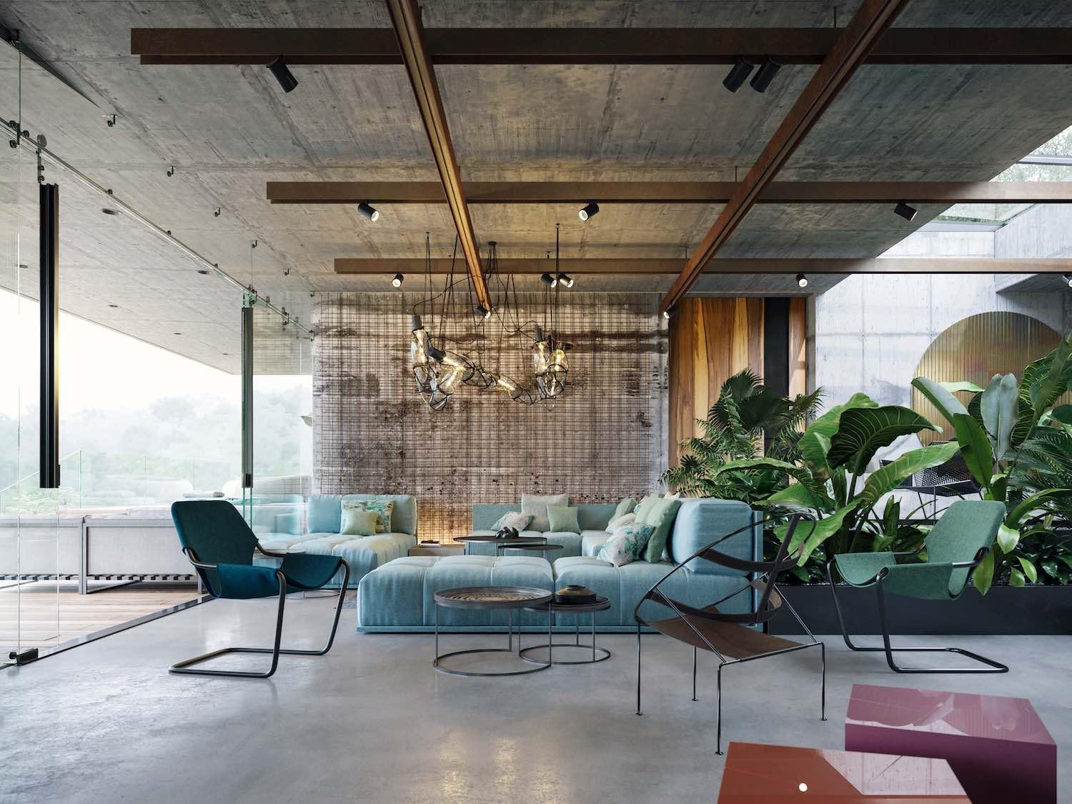 Decoración en patios de interior