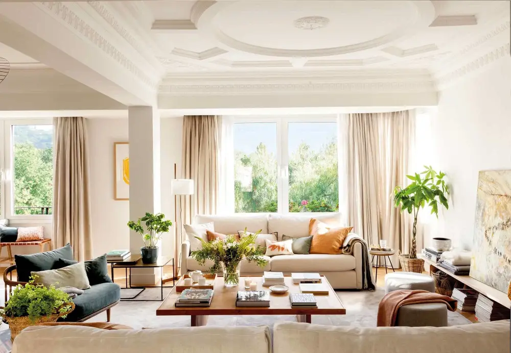 Cómo diseñar un salón acogedor para recibir a tus invitados