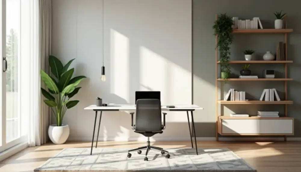 ¿Cómo crear una oficina moderna en casa? Guía paso a paso para espacios profesionales