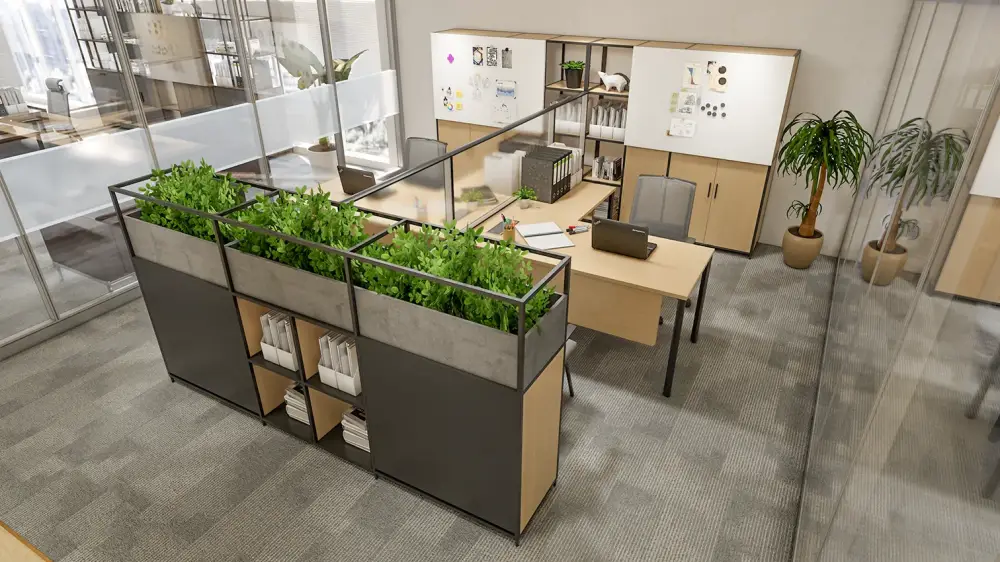 Oficinas compactas: soluciones de almacenamiento inteligentes para pequeños espacios