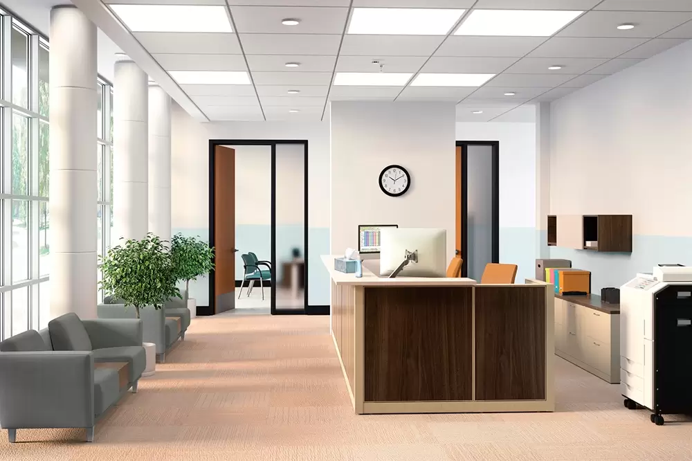 Diseños de recepciones vanguardistas para tu nueva oficina